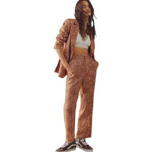 Free People Slim Fit Linen Maggie Suit - Size 4